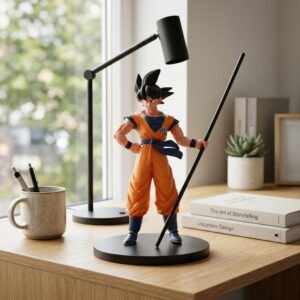 Buy Goku with Stick Action Figure by Funtrix Solutions – premium Dragon Ball anime collectible toy with Power Pole, durable build, perfect gift for kids and fans.