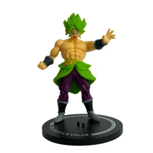 Green Hair Saiyan Goku Action Figure – Anime Toy  Goku Collectible for Kids & Fans