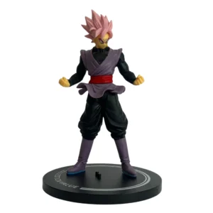 Pink Hair Saiyan Goku Action Figure – Dragon Ball Z Anime Toy | Super Saiyan Rose Goku Collectible for Kids & Fan