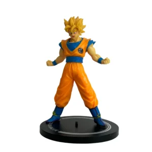 Yellow Hair Saiyan Goku Action Figure -Super Saiyan Goku Collectible for Kids & Fans
